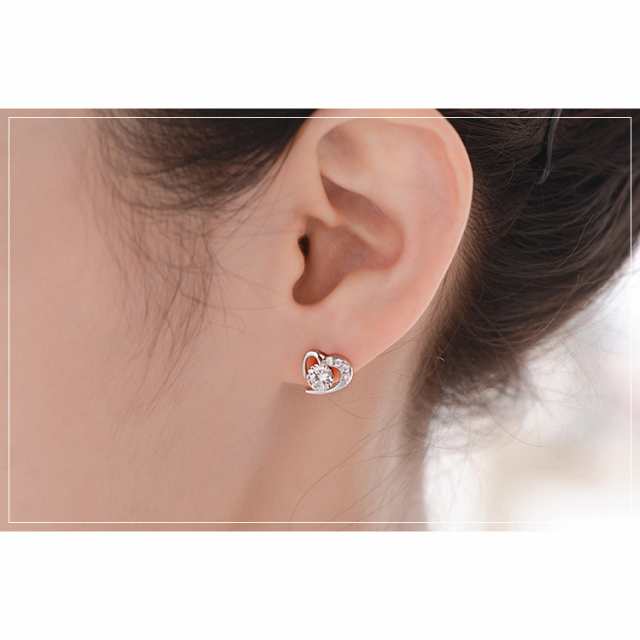 ピアス レディース シルバー925 金属アレルギー対応 小さめ